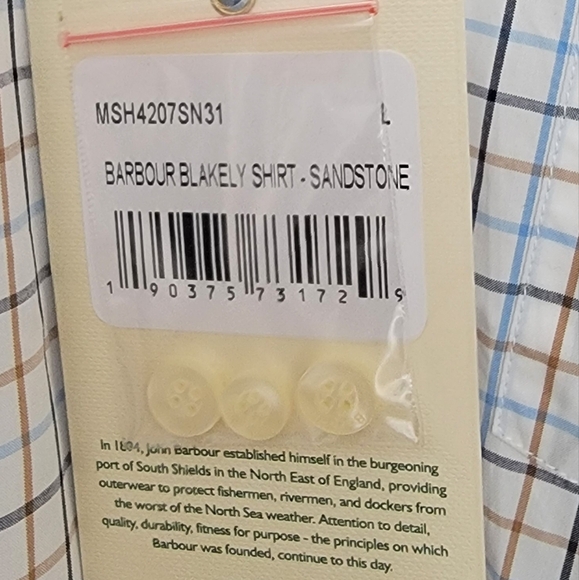 BARBOUR Blakley shirt - NWT - Picture 7 of 11